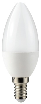 Żarówka LED e.LED.lamp.B35.E14.6.4000, 6W, 4000К