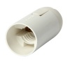 Oprawka plastikowa biala  e.lamp socket.E14.pl.white