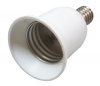 Przejściówka  biała e.lamp adapter.Е14/Е27.white