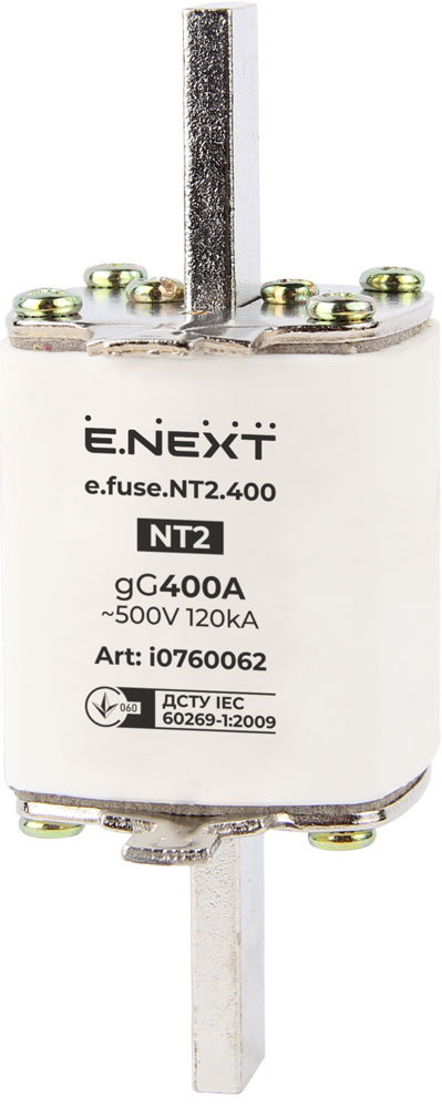 Bezpiecznik topikowy e.fuse.NT2.400, rozmiar 2, 400A
