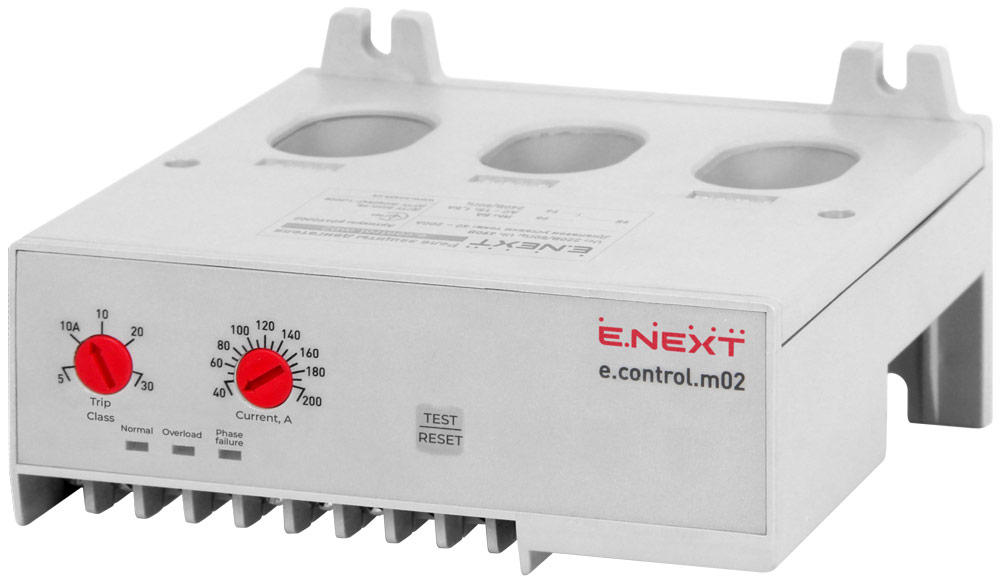 Elektroniczny przekaźnik silnikowy e.control.m02, 40-200А